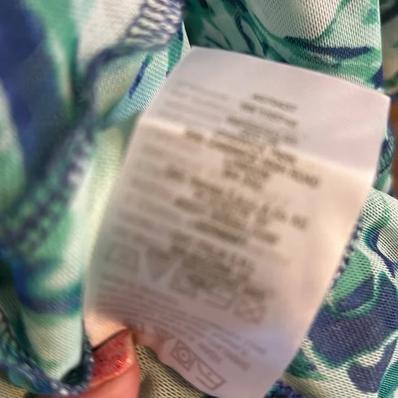 NWOT Attitudes by Renee Como sheer stretch coverup L - Picture 7 of 7